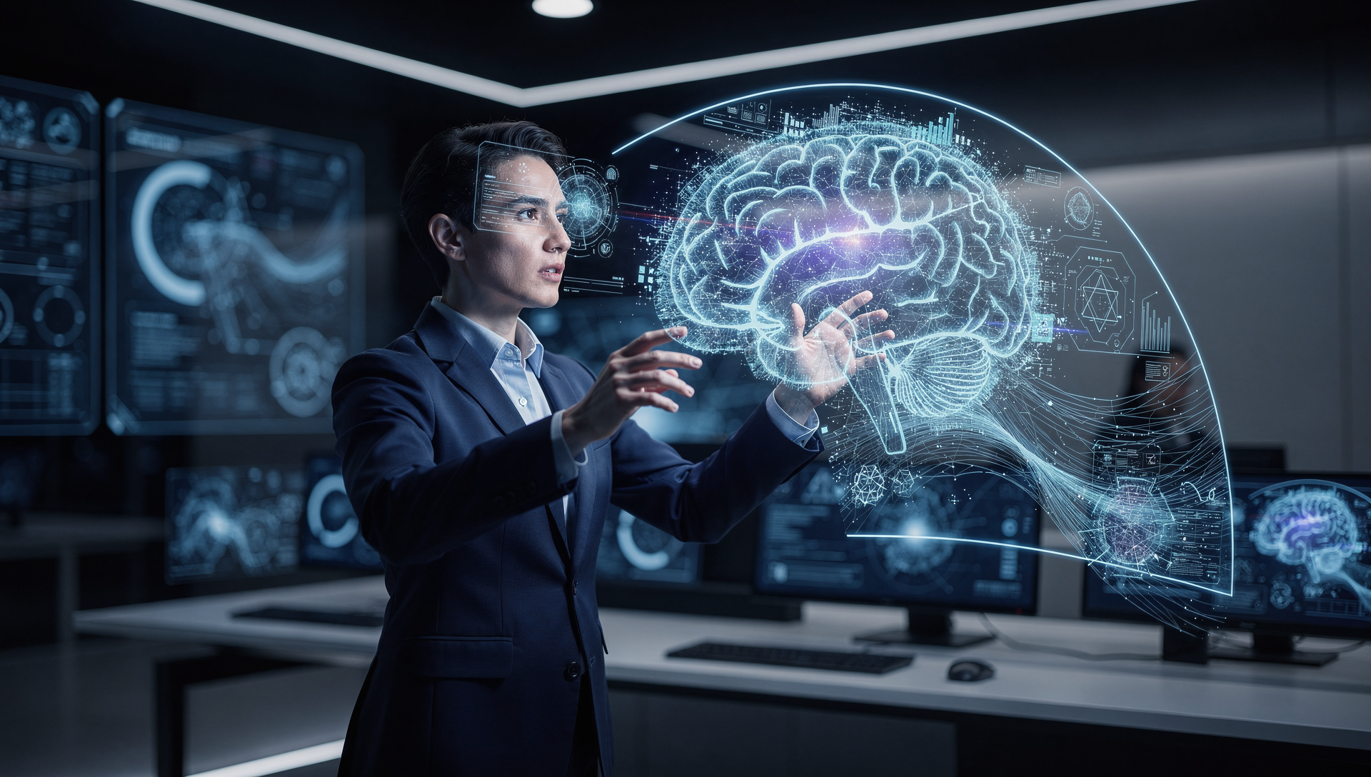 Human interface with a digital consciousness model